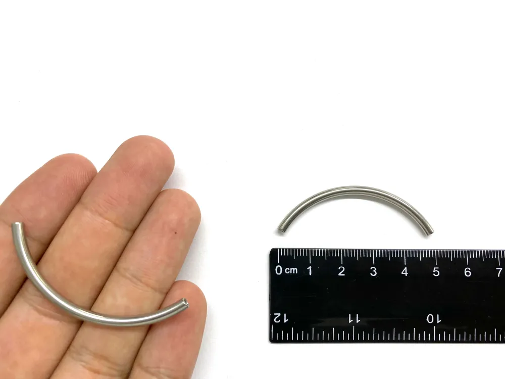 Tubo Curveado Beads, Inoxidable Steel