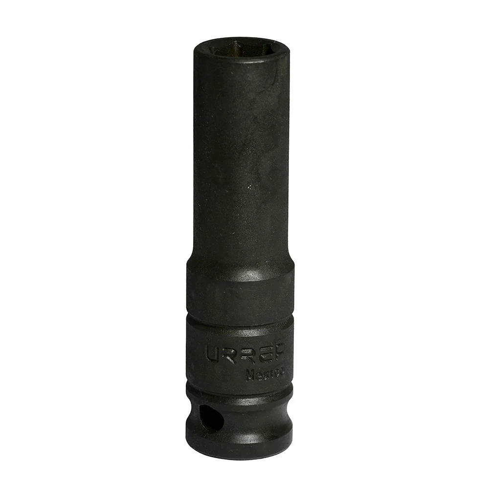Dado de Impacto Alargado 9 mm 6 Puntas Cuadro de 1/2" Urrea 7309M con 5 Cabezales
