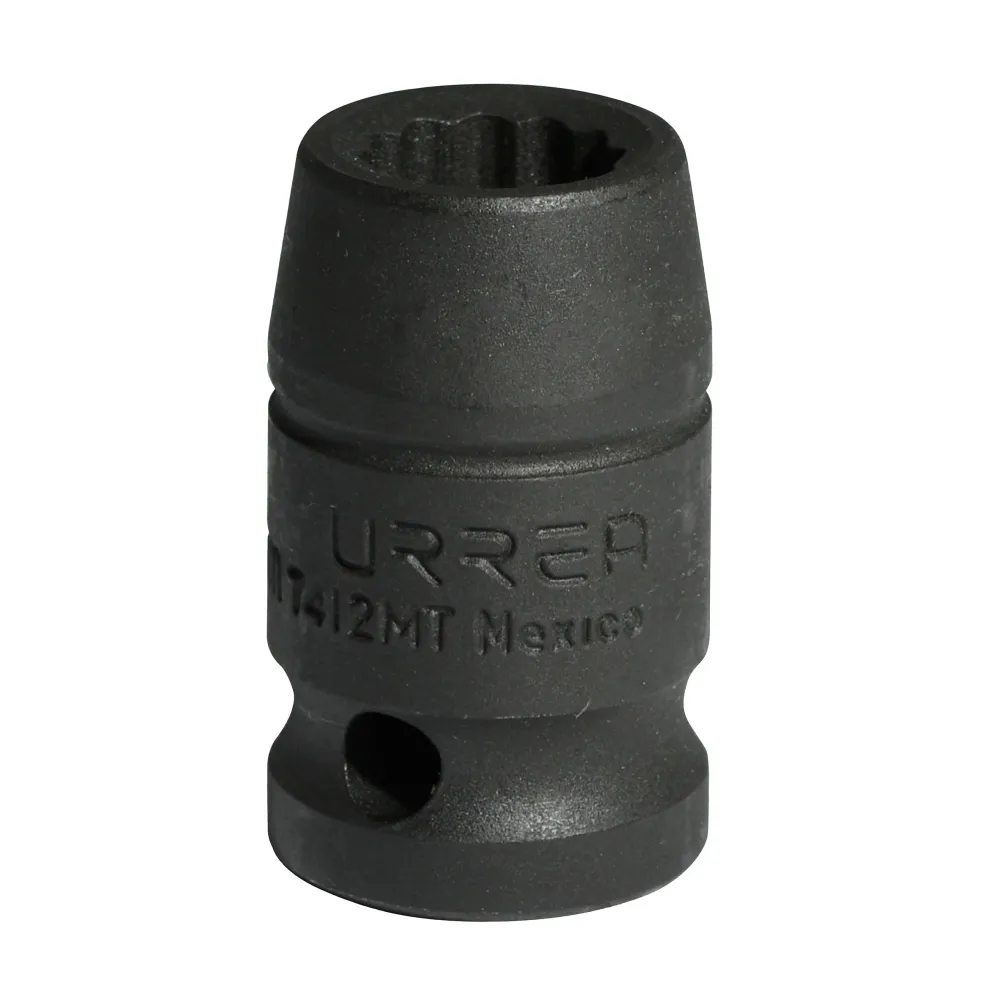 Dado de Impacto 15 mm 12 Puntas Cuadro de 1/2" Urrea 7415MT con Luz LED