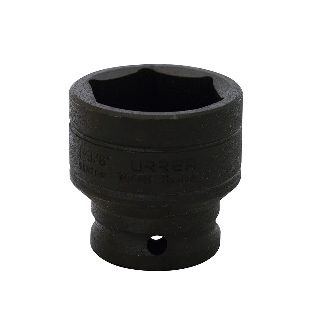 Dado De Impacto 1 3/8", 6 Puntas, Cuadro De 1/2", Urrea 7444H con 5 Cabezales