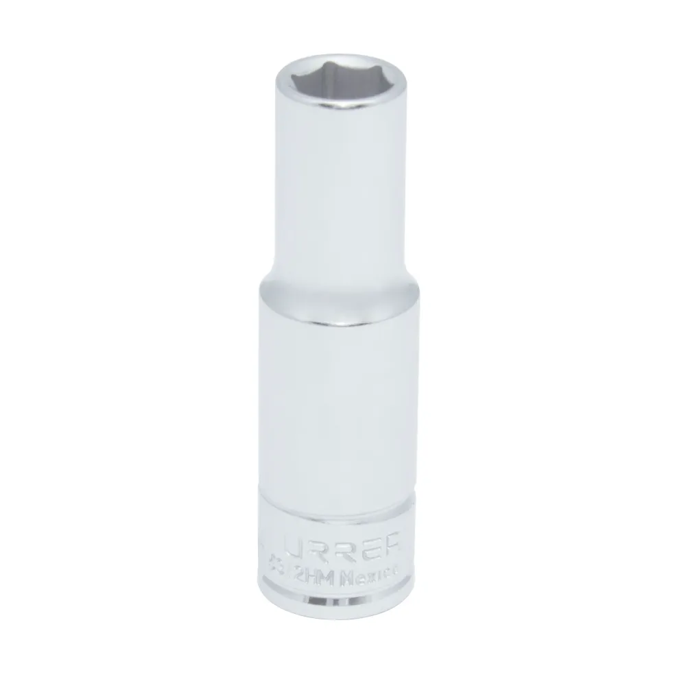 Dado de 6 Puntas Amplio 12 mm Cuadro de 1/2" Urrea 5312HM de Acero Inoxidable