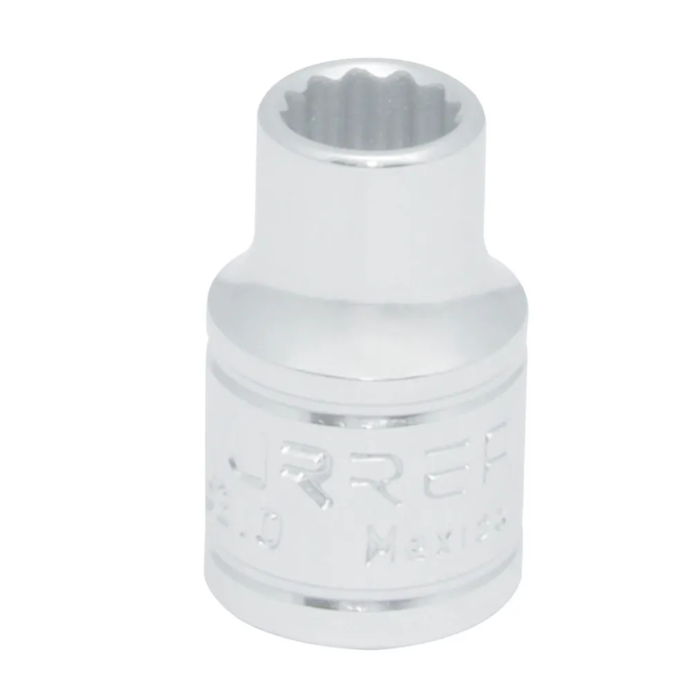 Dado de 12 Puntas 3/8" Cuadro de 3/8" Urrea 5212 de Acero Inoxidable