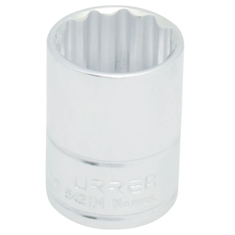 Dado de 12 Puntas 19 mm Cuadro de 1/2" Urrea 5419M Set de 12 Piezas