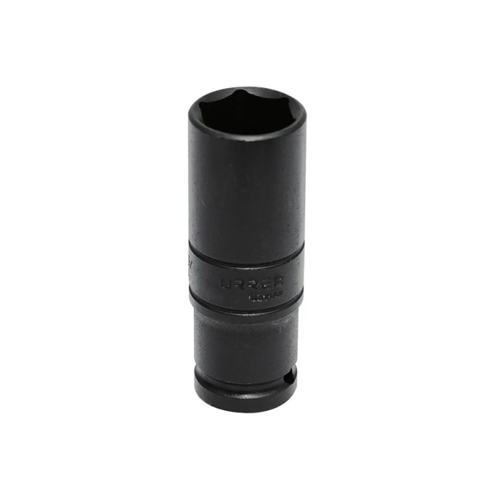 Porta Fresa Dado de impacto 1/2" pared delgada 6 puntas 1 1/8" Urrea 7338HD