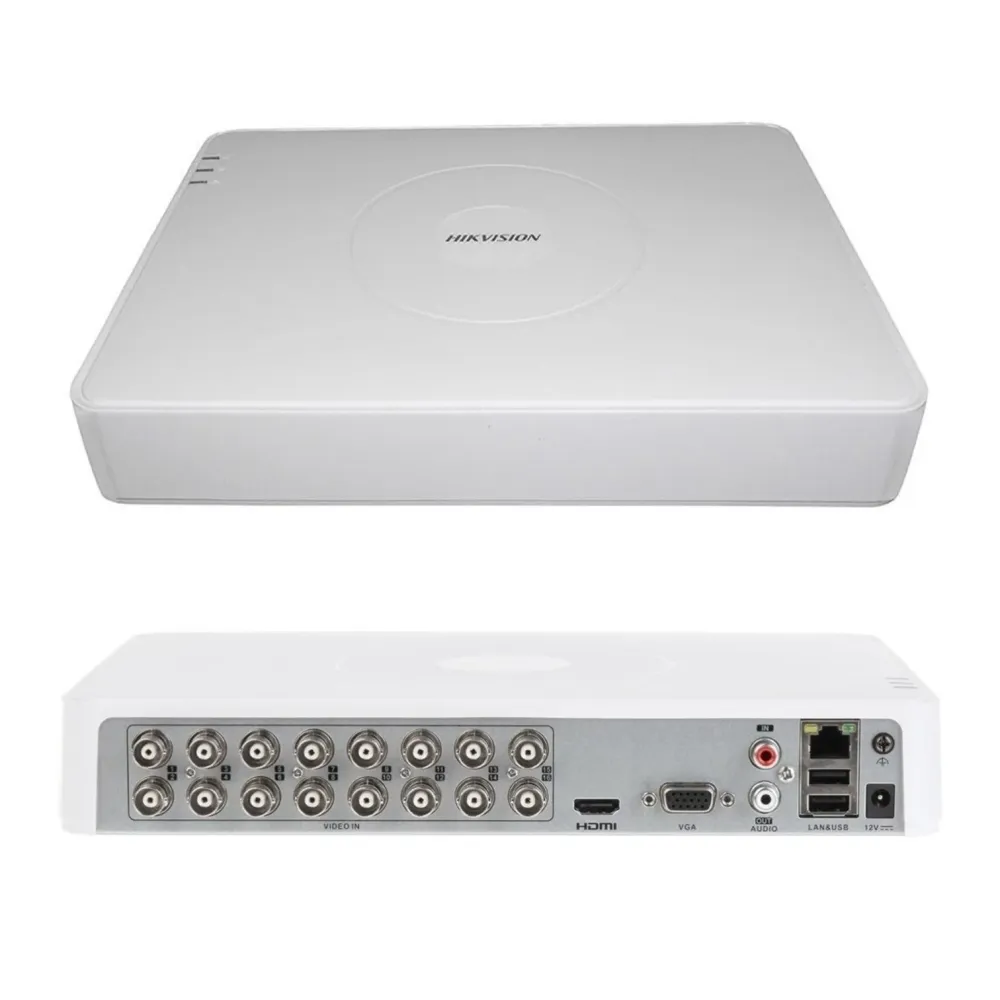 Cassetete para Mamografí DVR Hikvision Turbo HD 16 Canales 1080P 4MP + 2 IP 6MP DS-7116HQHI-K1