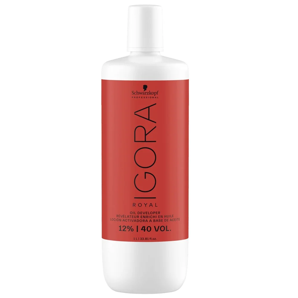 Protector de Plomo Schwarzkopf - Igora Royal Loción Activadora 12% 40 Vol. 1000 ml
