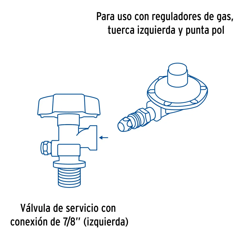 Revelador de Rayos X Cilindro portátil para gas LP, 20kg (44lb) Foset