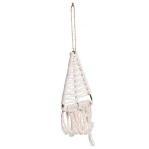 Para Ranuras en T Árbol decorativo de algodón trenzado blanco 8x01x13