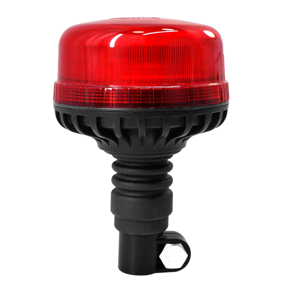 Circulina Baliza Rojo Baja Con Conector 12-24V IP66 GPC para Adquisición de Datos