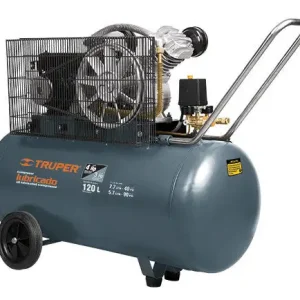 Compresor de aire lubricado de 120 lts., Horizontal