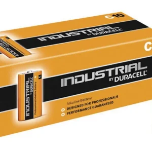 10ud PILA ALCALINA R14 C INDUSTRIAL DURACELL con Superficie Antiderrapante