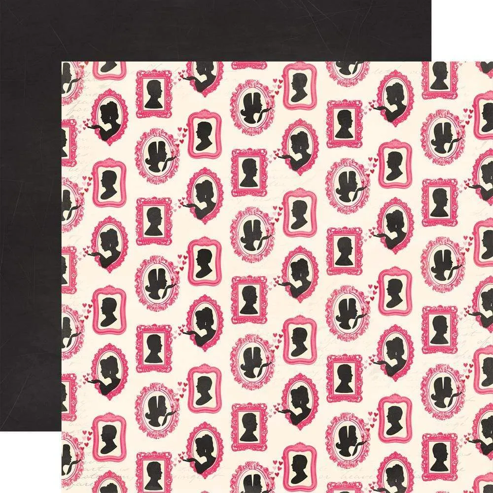 EP paper BKS98010 blowing kiss silhouettes