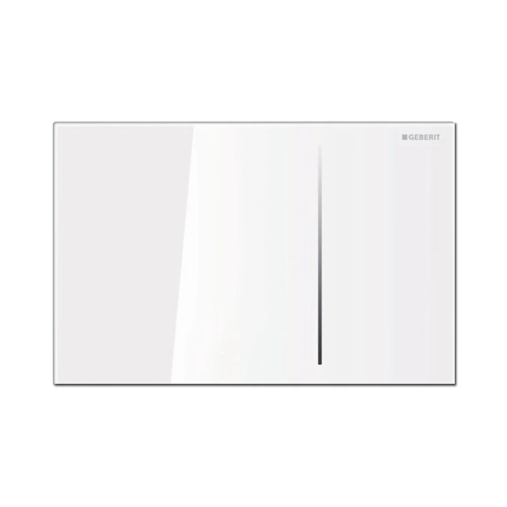 Piastra di azionamento Geberit Sigma 70 Vetro Bianco