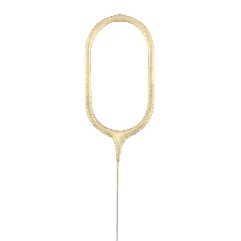 Remache de Acero Sparkler oro dígito 0