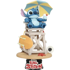 Remache de Aluminio Stitch Summer Vibe PVC Diorama