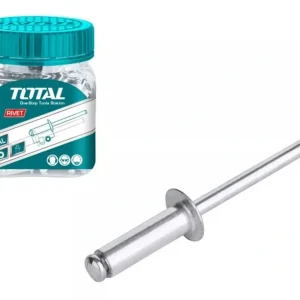 Remaches Pop 4x12 Mm 180 Unidades Total Tools Kit de 100 Piezas