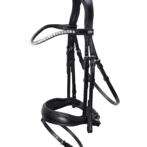 Schockemöhle Siena brida black/silver C para Trabajos en Taller