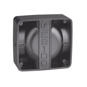 Federal signal es 100 bocina dynamax 100 w excelente para espacios reducidos