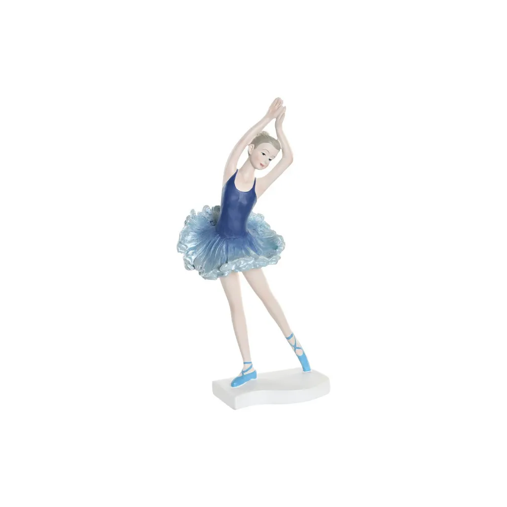 FIGURA RESINA 11X6X23 BAILARINA AZUL