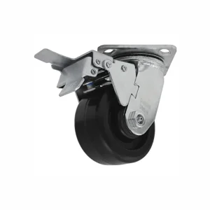 Rodaja Fenólica Alta Temperatura Giratoria Con Placa y Freno 6", Dogotuls ZF5134