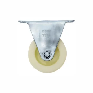 Rodaja de Polipropileno Blanca Fija con Placa 2 1/2", Dogotuls ZF5051