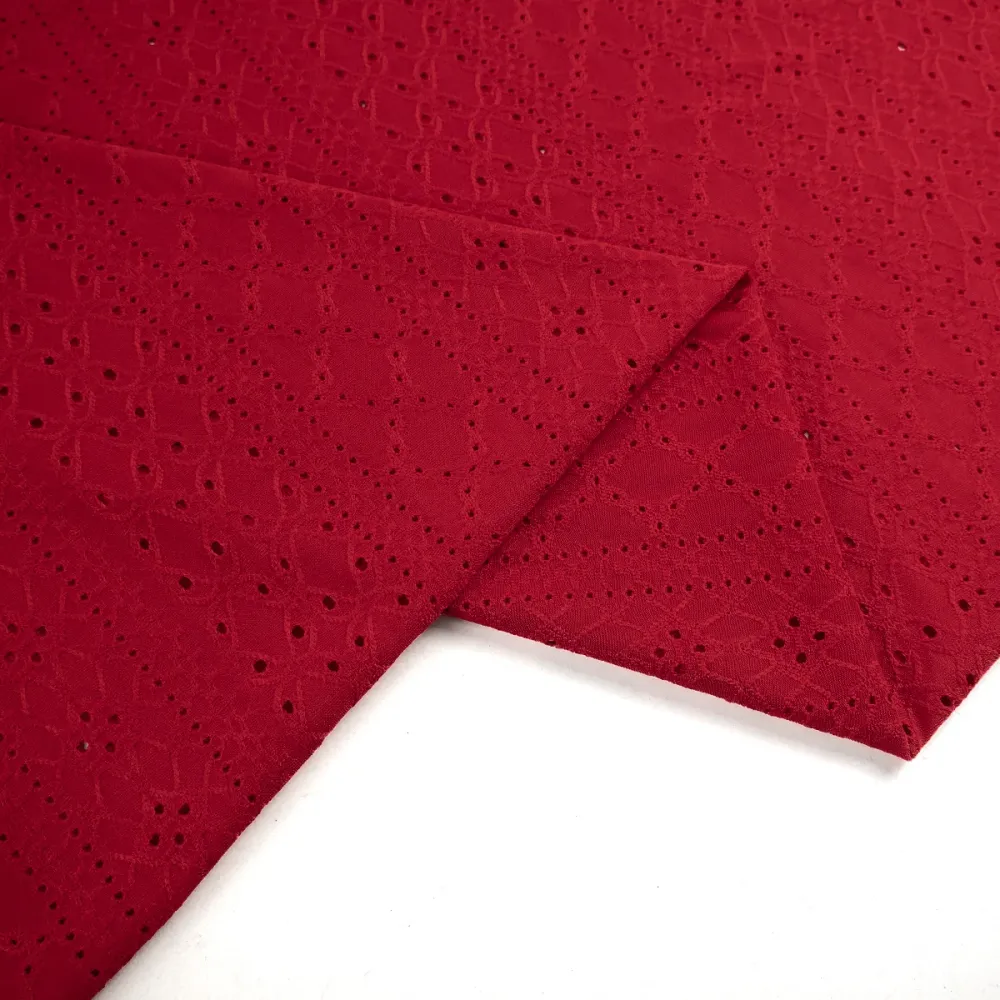 BRODERIE SPANDEX ROJO MARTE ARABESCO para Taladro Eléctrico