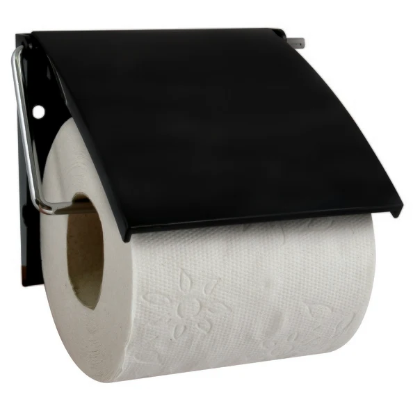 Porta rotolo 4 rulli modello Amy Mat colore nero
