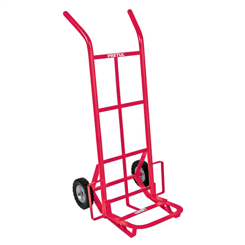 Diablo de carga de 100 kg, ruedas sólidas, balero simple