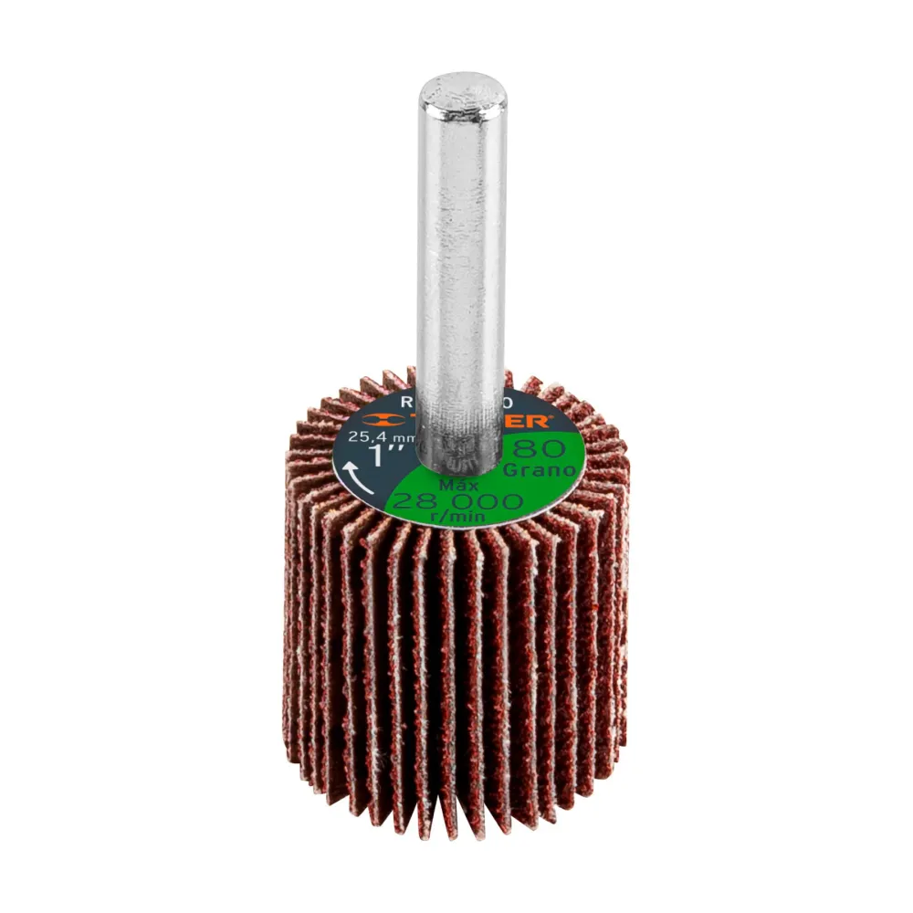 Rueda Flap De 1", Grano 80, Truper 13034