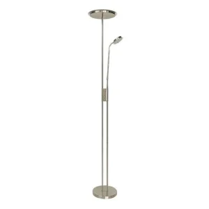 Indicador Bilingüe lampara de pie cristal color serie antares 25cm