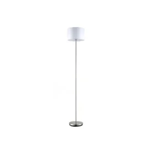Indicador Bilingüe lampara de pie metálico color niquel serie aldebaran 35cm