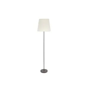 lampara de pie acero color marron serie maldivas 40cm