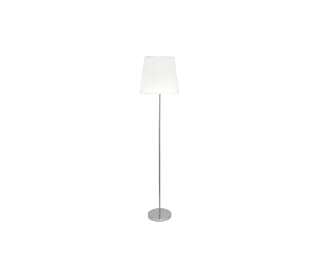 lampara de pie acero color niquel serie maldãvas 40cm
