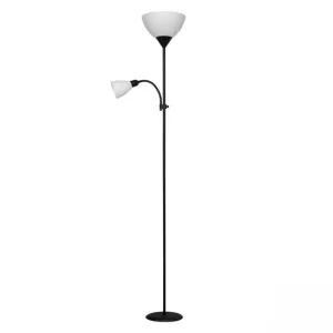 lampara de pie metálico color negro serie kopen 25cm