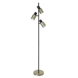 lampara de pie metálico color negro serie maena 31cm