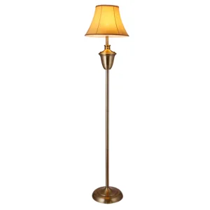 Lámpara de pie LED elegante (E27) - Ø 35cm - Lámpara de salón marfil / blanco Fácil de Almacenar