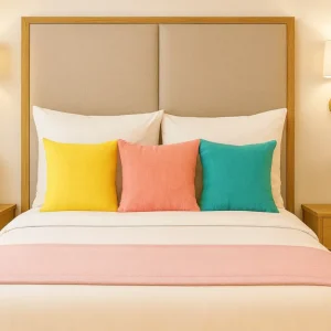 Pie de Cama Hotelero INDIVIDUAL Tergal Catalán Sin Forro. Medida 60x160 cm