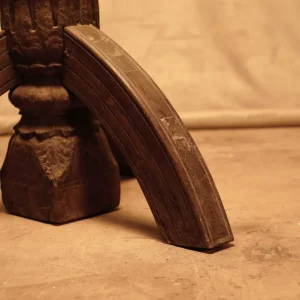 Pie de Mesa Rústico Antiguo Diseño Plegable