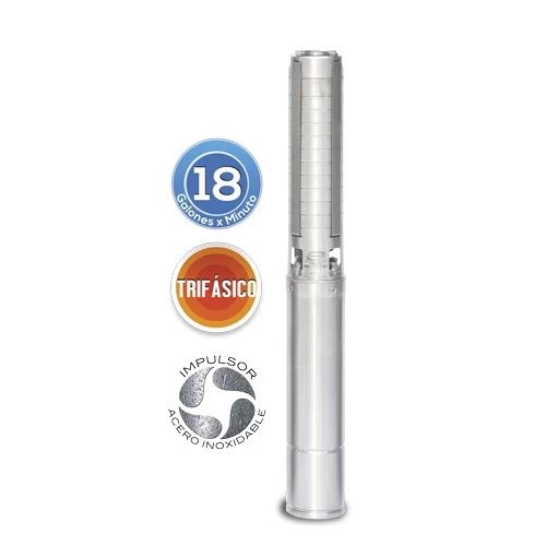 Analizador de Gases EQUIPO DE RIEGO SUMERGIBLE TRIFÁSICO INOX 18GPM 1.0HP 220V - SD418ME0100GI