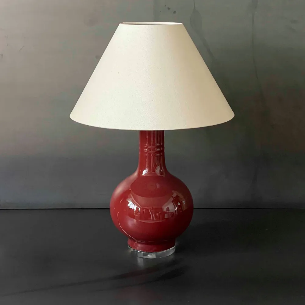 LAMPARA CERAMICA BOCA ALTA VINO BOGAO003L Diseño Modular y Apilable