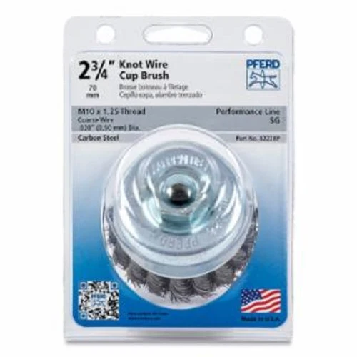 2-3/4 Inch De carbono Steel Knot Wire Cup Brush 419-82228P (Pack 5)