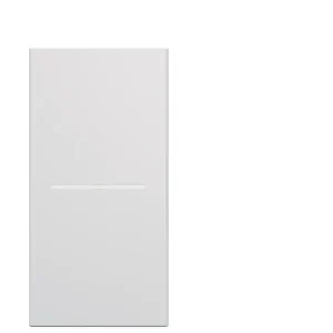 Conjunto Ensamblado Enjoliveur interrupteur à voyant 1 module blanc - Gallery - Hager WXD011B