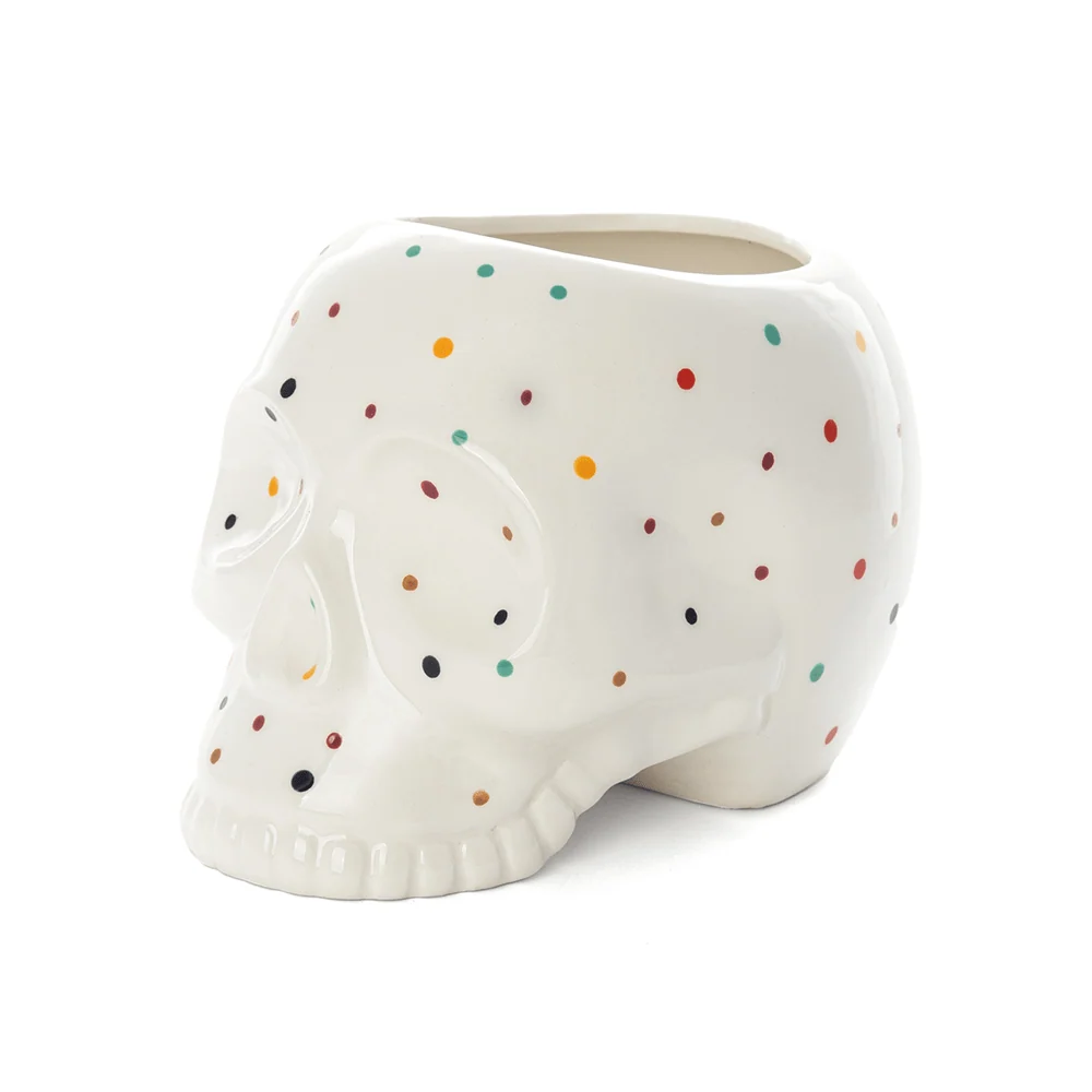Macetero calavera "lunares" Juego de 100 Piezas