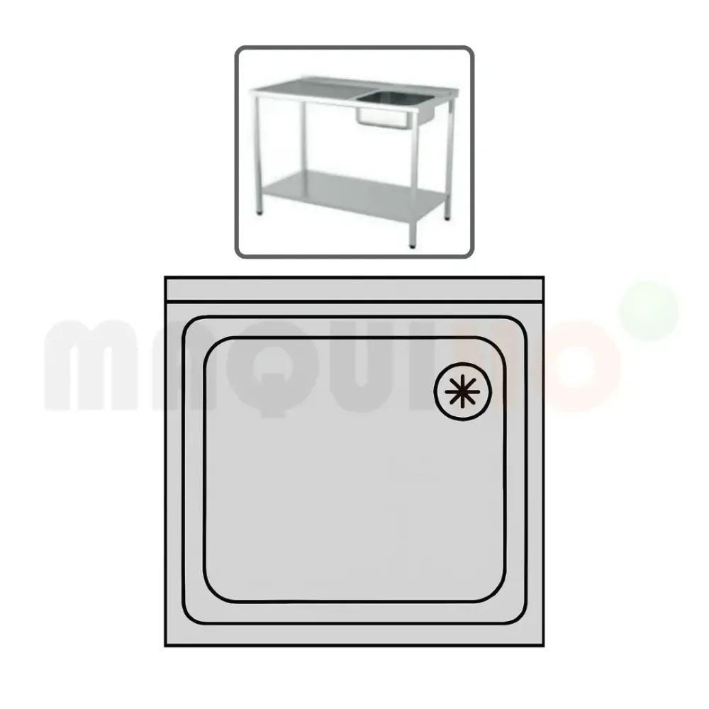 FREGADERO ECO SOLDADO H.850 ECO55205 500x500