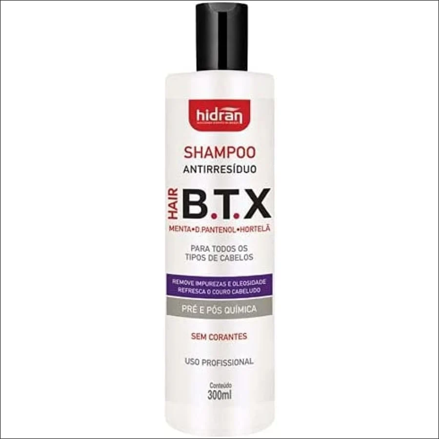 Desinfectante de Superficies Hidran Champú Antiresiduos BTX 300 ml