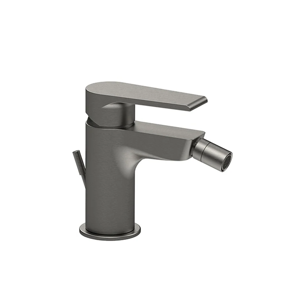 Miscelatore bidet Rubinetterie Mariani linea Artic Nichel Nero Spazzolato para Áreas de Preparación de Alimentos