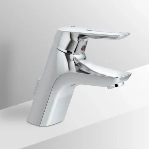 Miscelatore monocomando Lavabo Excelente Standard Ceramix Blu con piletta di scarico