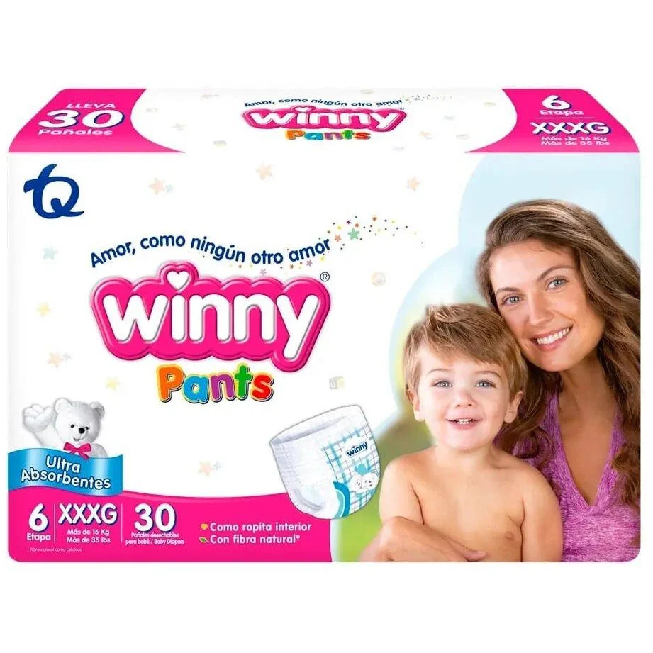 PAÑAL PANTS ET 6 X30 WINNY 8868 WINNY Mango Extensible