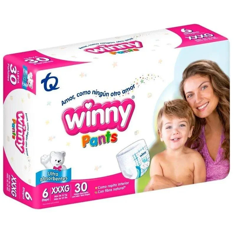 PAÑAL PANTS ET 6 X30 WINNY 8868 WINNY Mango Extensible