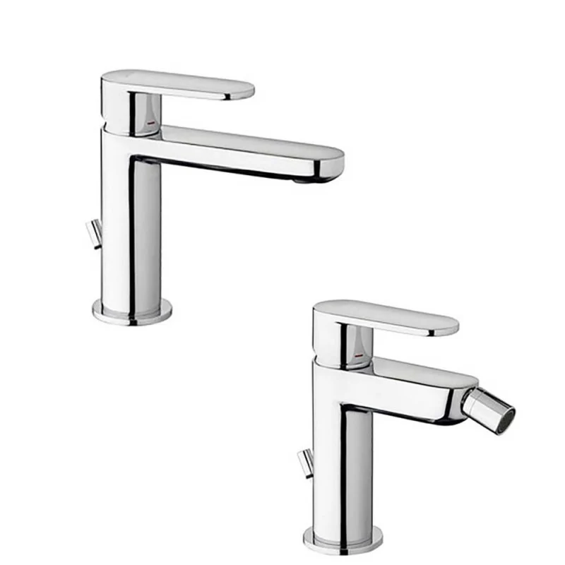 Paffoni Candy miscelatore lavabo c/scarico + bidet c/scarico offerta Resistente Químicos